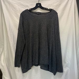 Eileen Fisher Wool Silk Knit Sweater Tunic Top